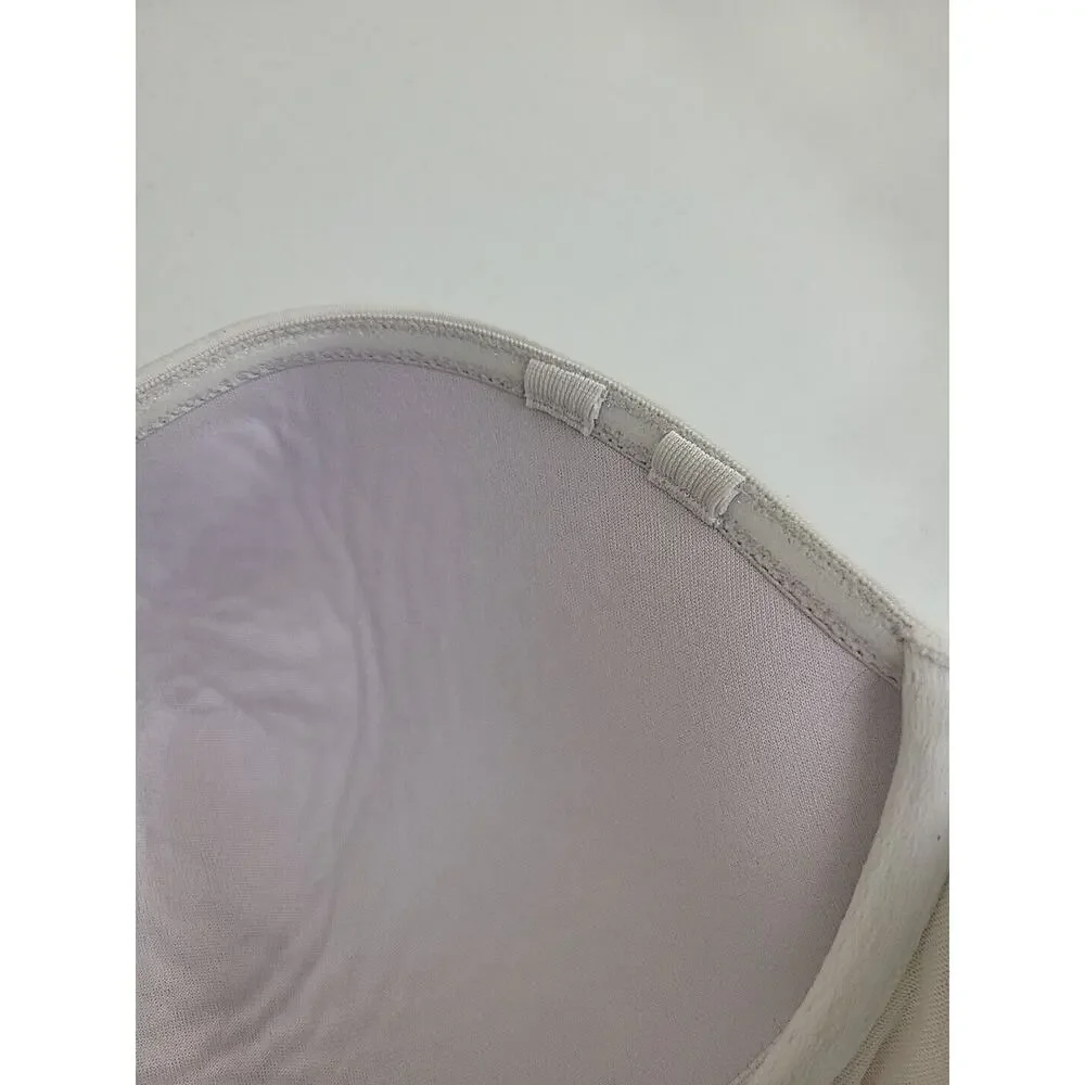 Ambrielle White‎ Natural Shaping Strapless Full Coverage Underwire Bra Size 38D